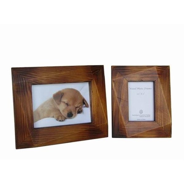 Sunshine Trading Sunshine Trading ST-37-7 Handmade Wood Photo Frame - 5 x 7 Inch ST-37-7